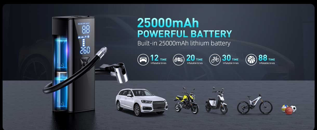 Auto Air Pump Battery