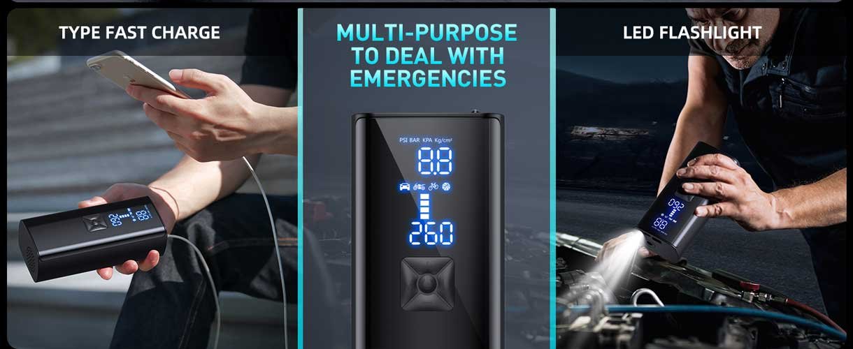 Auto Air Pump Features